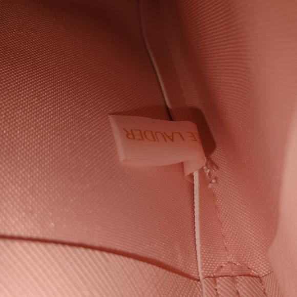 Estee Lauder Pink Floral Drawstring Hobo Shoulder Bag - Picture 3 of 4